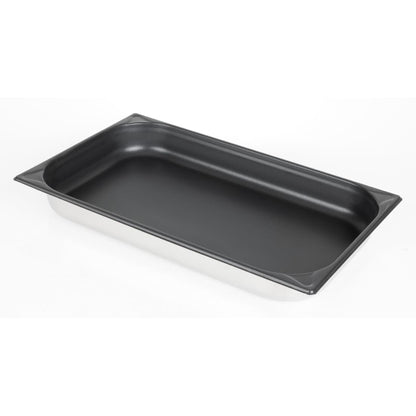 Vogue Stainless Steel Heavy Duty Non-Stick 1/1 Gastronorm Tray 65mm • PAS-CS753