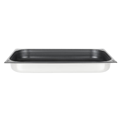 Vogue Stainless Steel Heavy Duty Non-Stick 1/1 Gastronorm Tray 65mm • PAS-CS753