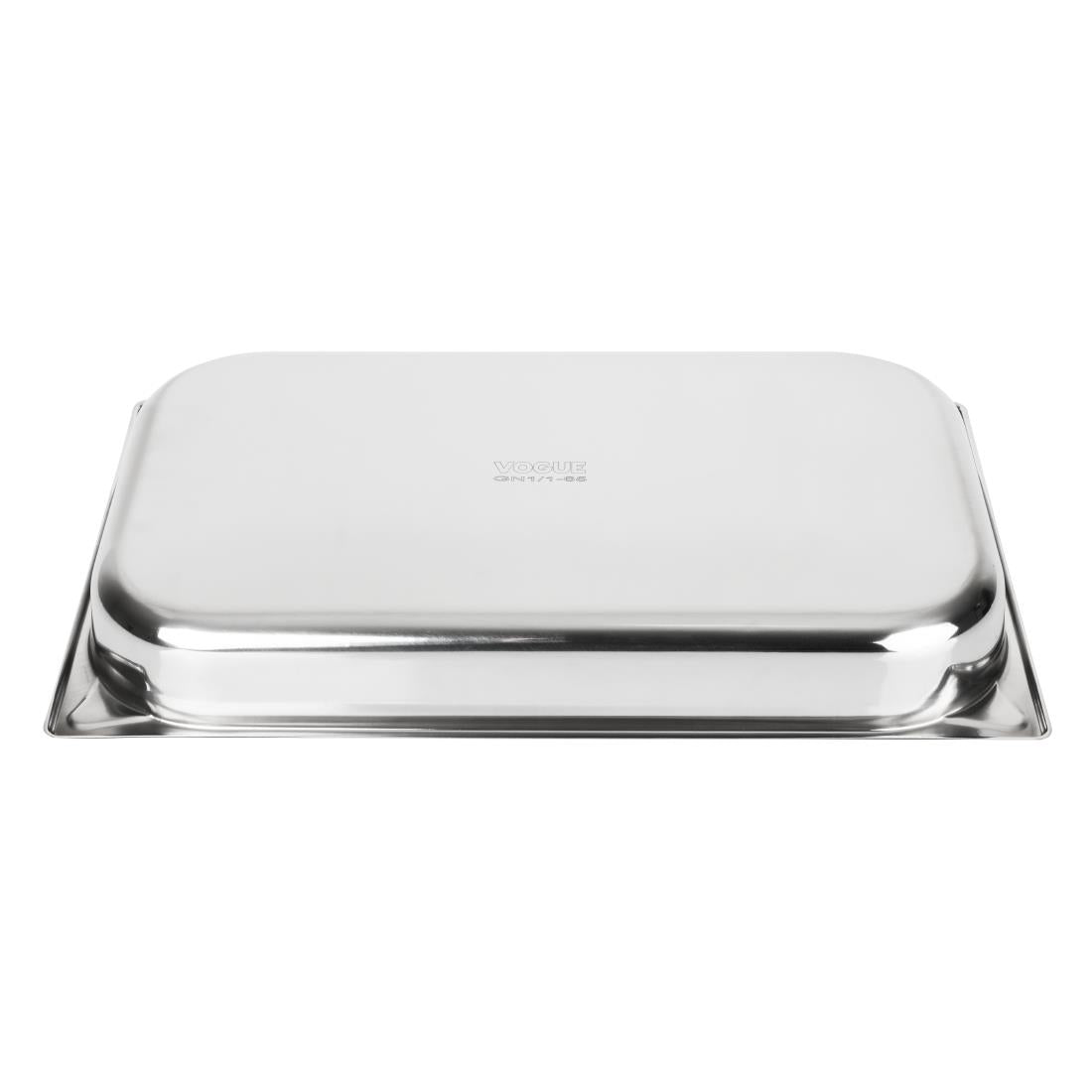 Vogue Stainless Steel Heavy Duty Non-Stick 1/1 Gastronorm Tray 65mm • PAS-CS753