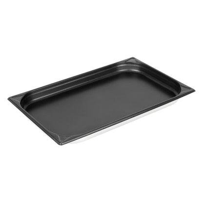 Vogue Stainless Steel Heavy Duty Non-Stick 1/1 Gastronorm Tray 40mm • PAS-CS754
