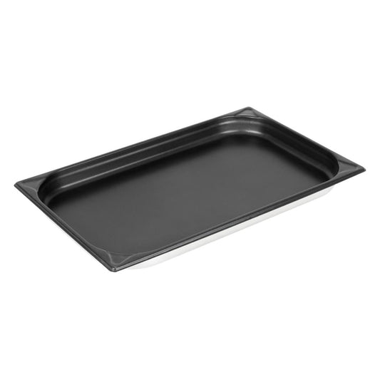 Vogue Stainless Steel Heavy Duty Non-Stick 1/1 Gastronorm Tray 40mm • PAS-CS754