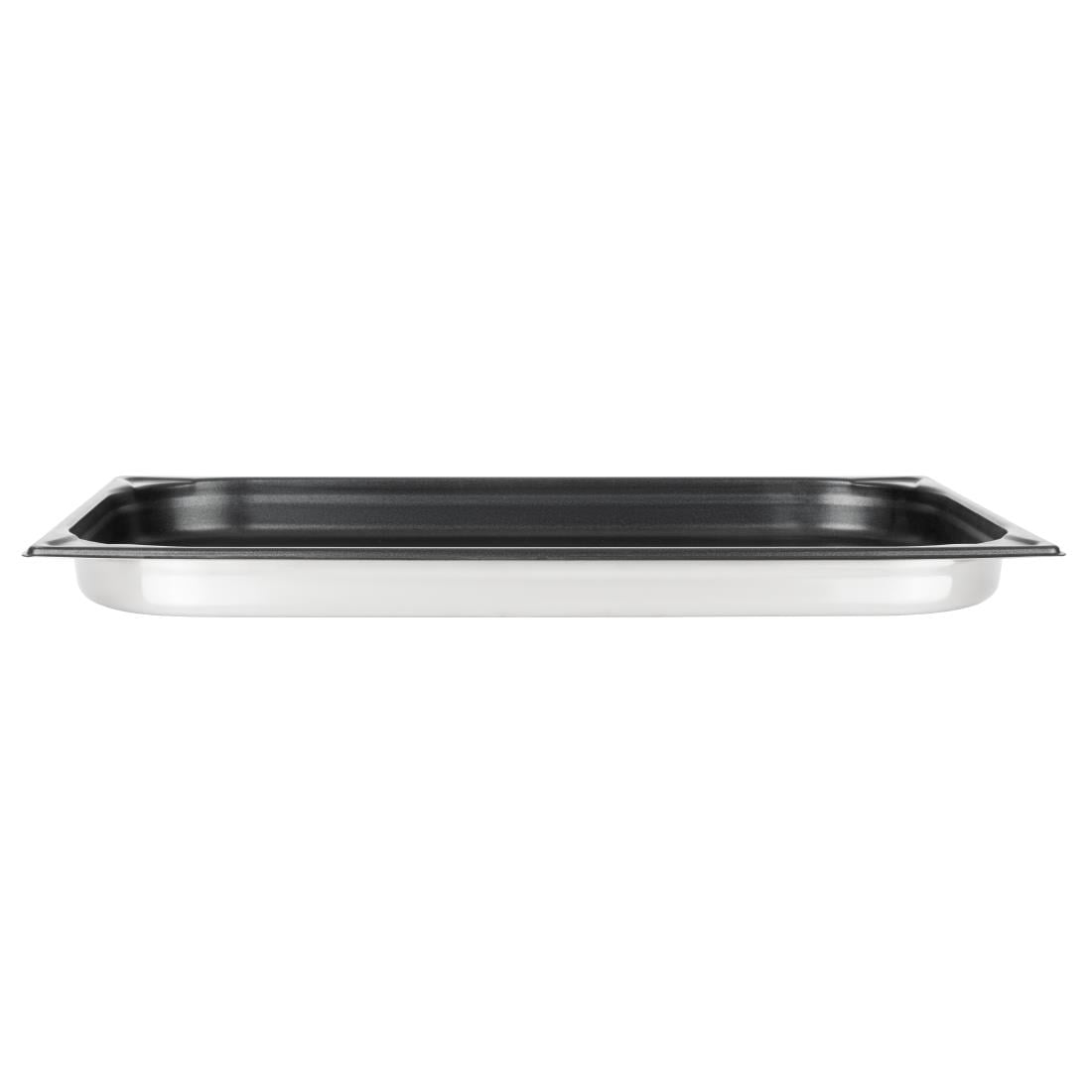 Vogue Stainless Steel Heavy Duty Non-Stick 1/1 Gastronorm Tray 40mm • PAS-CS754