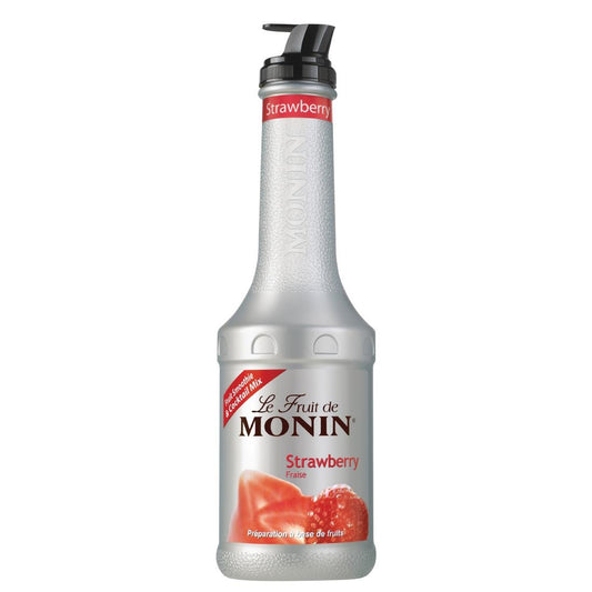 Monin Fruit Puree Strawberry 1Ltr • PAS-CS840