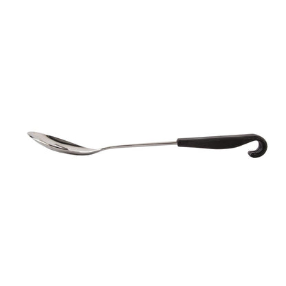 Vogue Slotted Serving Spoon Black Handle 340mm • PAS-CS911