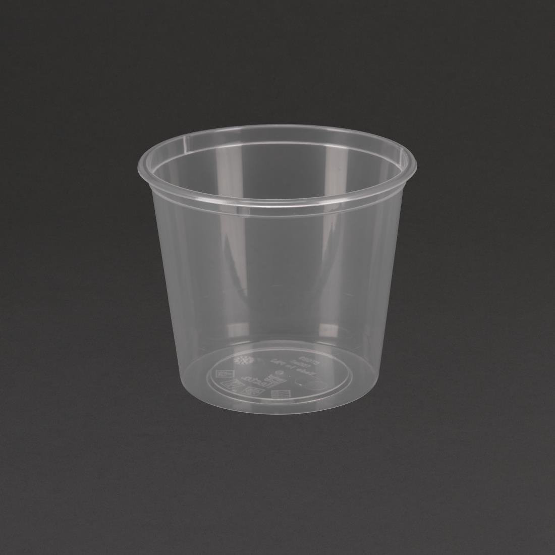 Fiesta Recyclable Plastic Microwavable Deli Pots 150ml / 5.25oz (Pack of 100) • PAS-CT083