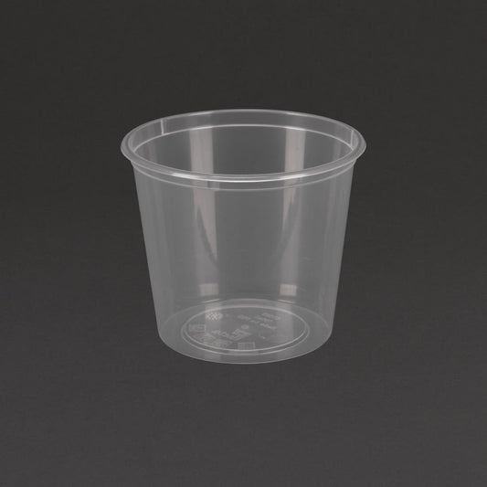 Fiesta Recyclable Plastic Microwavable Deli Pots 150ml / 5.25oz (Pack of 100) • PAS-CT083