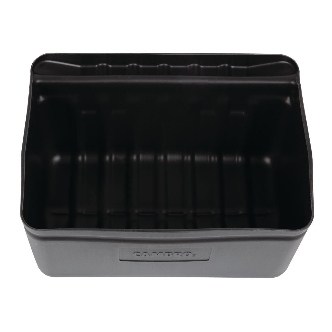 Cambro Cutlery Holder for KD Utility Carts - Black • PAS-CT373