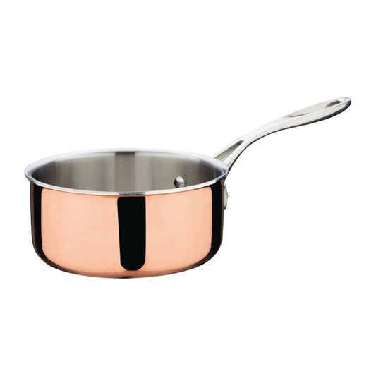 Vogue Copper Tri-Wall Saucepan 160mm • PAS-CT998