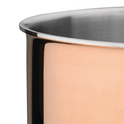 Vogue Copper Tri-Wall Saucepan 160mm • PAS-CT998