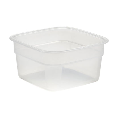 Cambro Fresh Pro Mini Square Polypropylene Container Translucent - 473ml • PAS-CU134