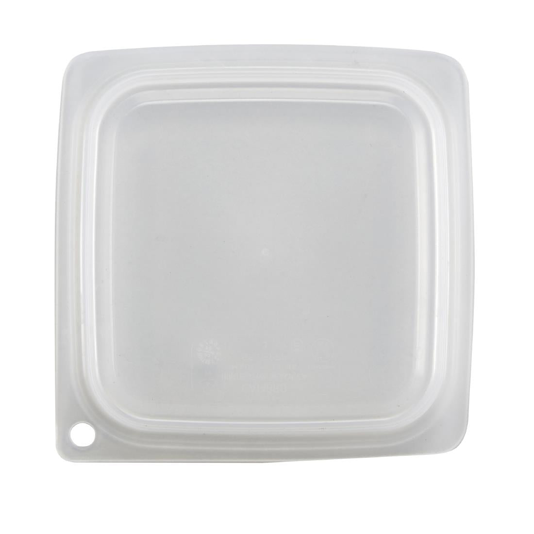 Cambro Fresh Pro Mini Square Polypropylene Container Translucent - 473ml • PAS-CU134