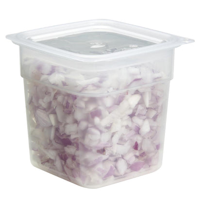 Cambro Fresh Pro Mini Square Polypropylene Container Translucent - 946ml • PAS-CU135