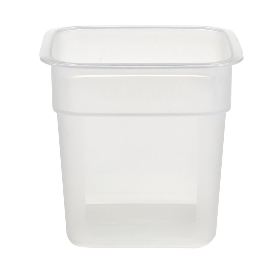 Cambro Fresh Pro Mini Square Polypropylene Container Translucent - 946ml • PAS-CU135