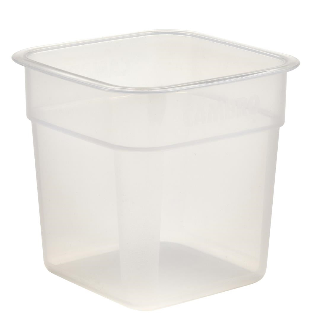 Cambro Fresh Pro Mini Square Polypropylene Container Translucent - 946ml • PAS-CU135
