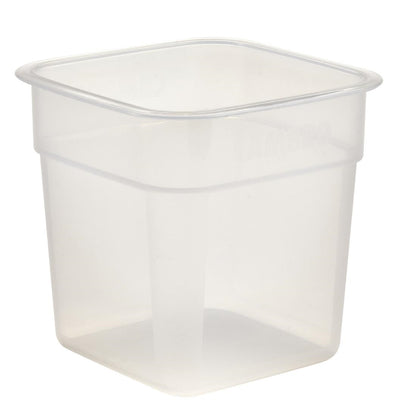 Cambro Fresh Pro Mini Square Polypropylene Container Translucent - 946ml • PAS-CU135