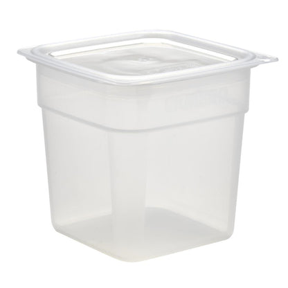 Cambro Fresh Pro Mini Square Polypropylene Container Translucent - 946ml • PAS-CU135