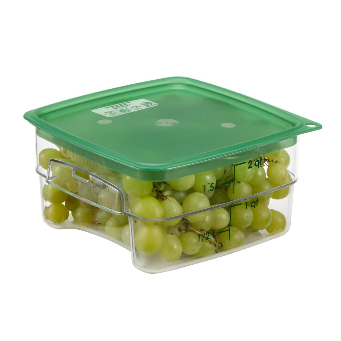 Cambro Fresh Pro Square Container Polycarbonate - Clear - 1.9Ltr • PAS-CU136