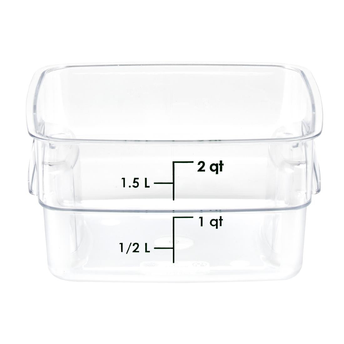 Cambro Fresh Pro Square Container Polycarbonate - Clear - 1.9Ltr • PAS-CU136