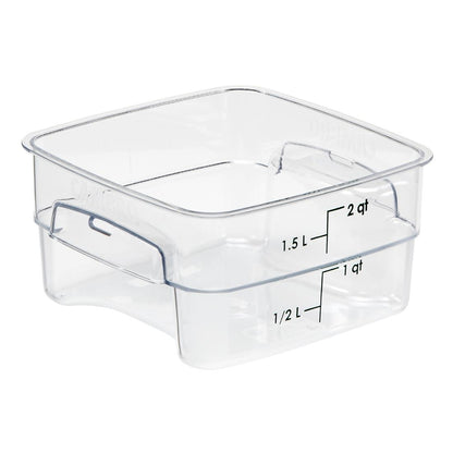 Cambro Fresh Pro Square Container Polycarbonate - Clear - 1.9Ltr • PAS-CU136