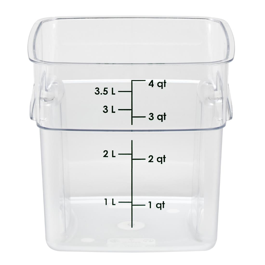 Cambro Fresh Pro Square Container Polycarbonate - Clear - 3.8Ltr • PAS-CU137