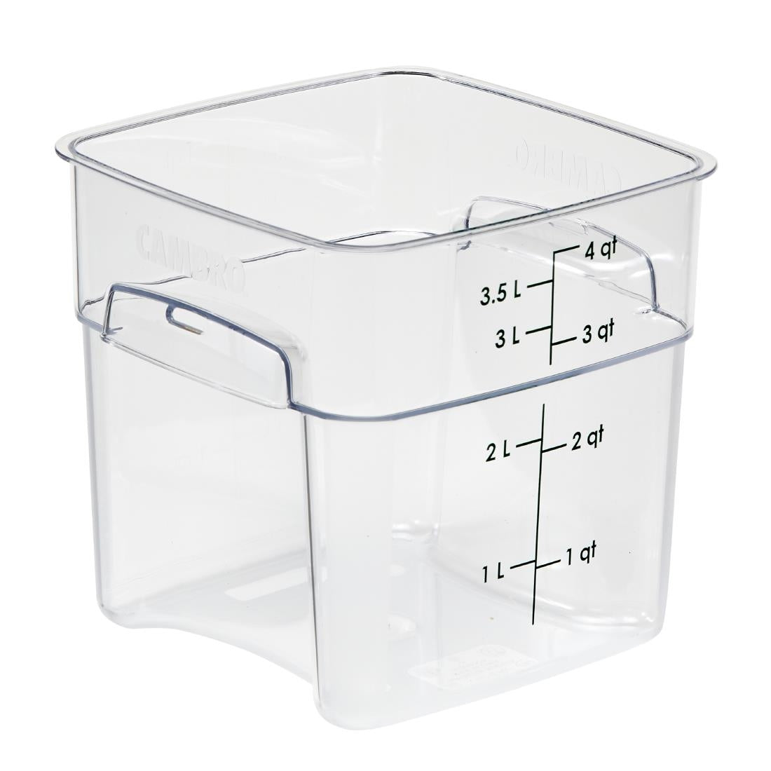 Cambro Fresh Pro Square Container Polycarbonate - Clear - 3.8Ltr • PAS-CU137