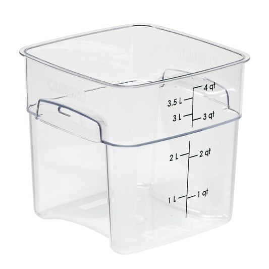 Cambro Fresh Pro Square Container Polycarbonate - Clear - 3.8Ltr • PAS-CU137