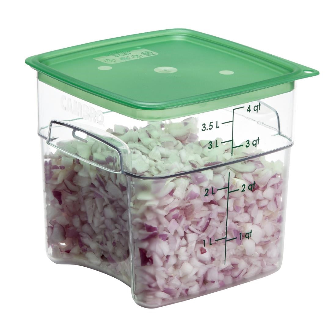 Cambro Fresh Pro Square Container Polycarbonate - Clear - 3.8Ltr • PAS-CU137