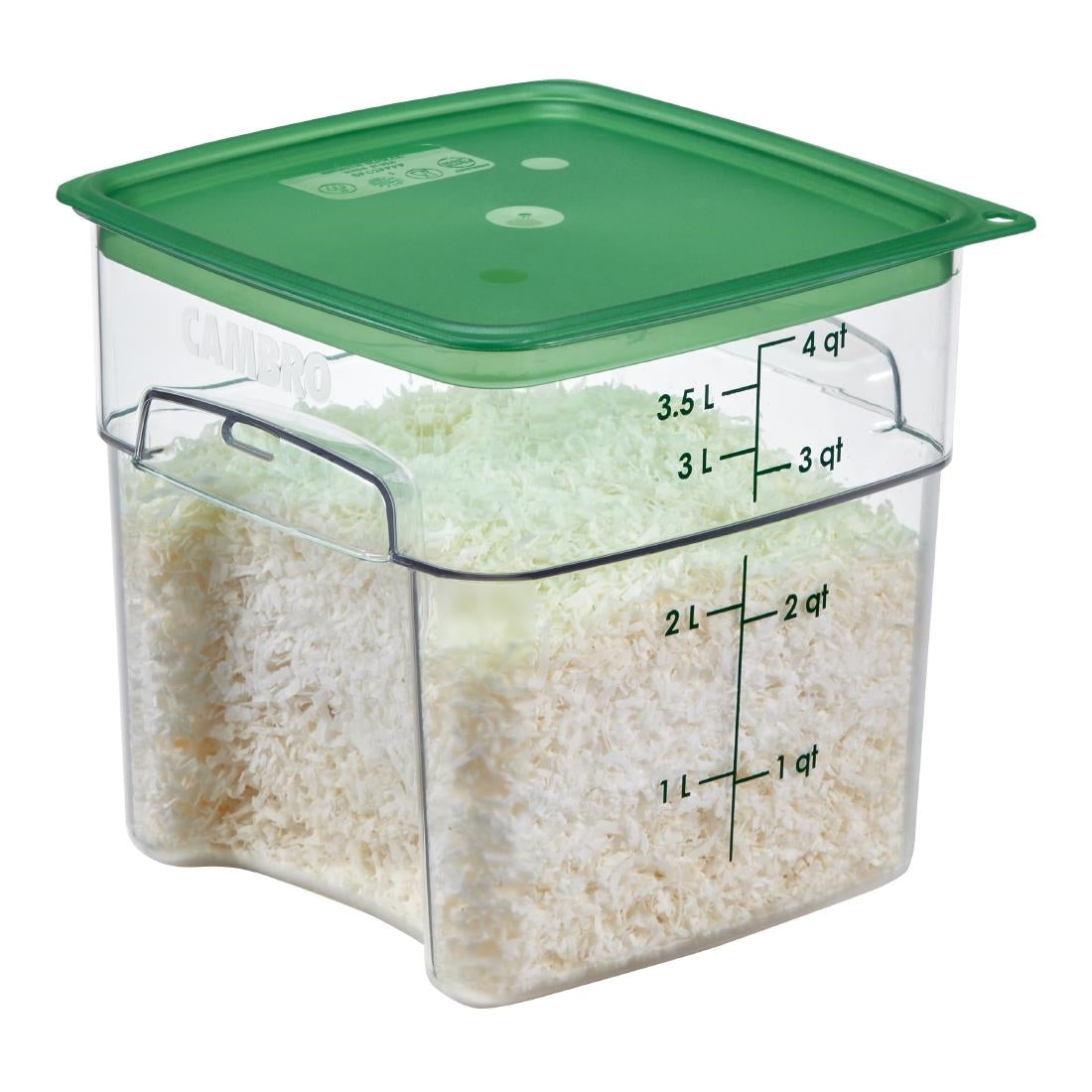 Cambro Fresh Pro Square Container Polycarbonate - Clear - 3.8Ltr • PAS-CU137