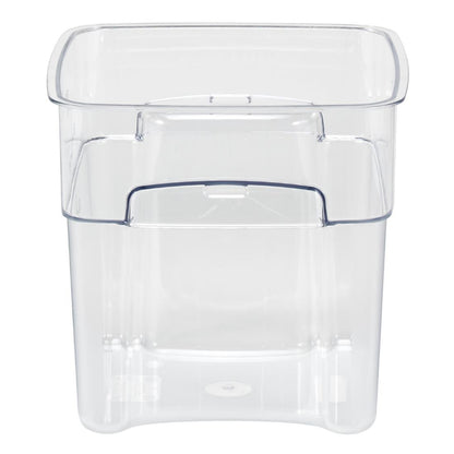 Cambro Fresh Pro Square Container Polycarbonate - Clear - 3.8Ltr • PAS-CU137