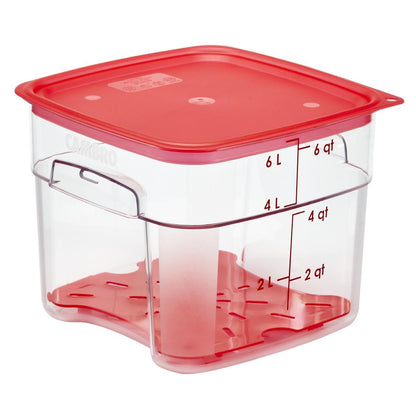 Cambro Fresh Pro Square Container Polycarbonate - Clear - 5.7Ltr • PAS-CU138