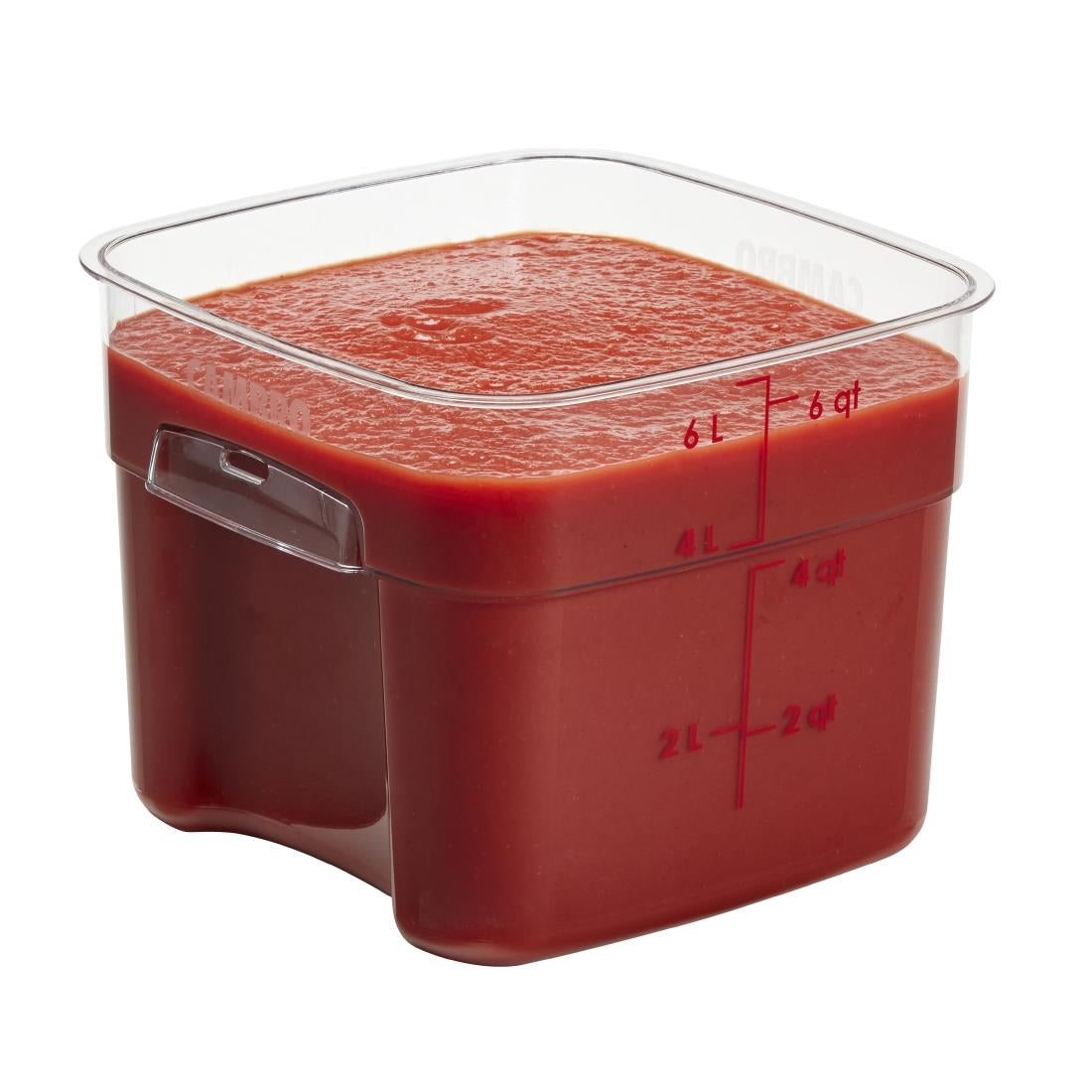 Cambro Fresh Pro Square Container Polycarbonate - Clear - 5.7Ltr • PAS-CU138