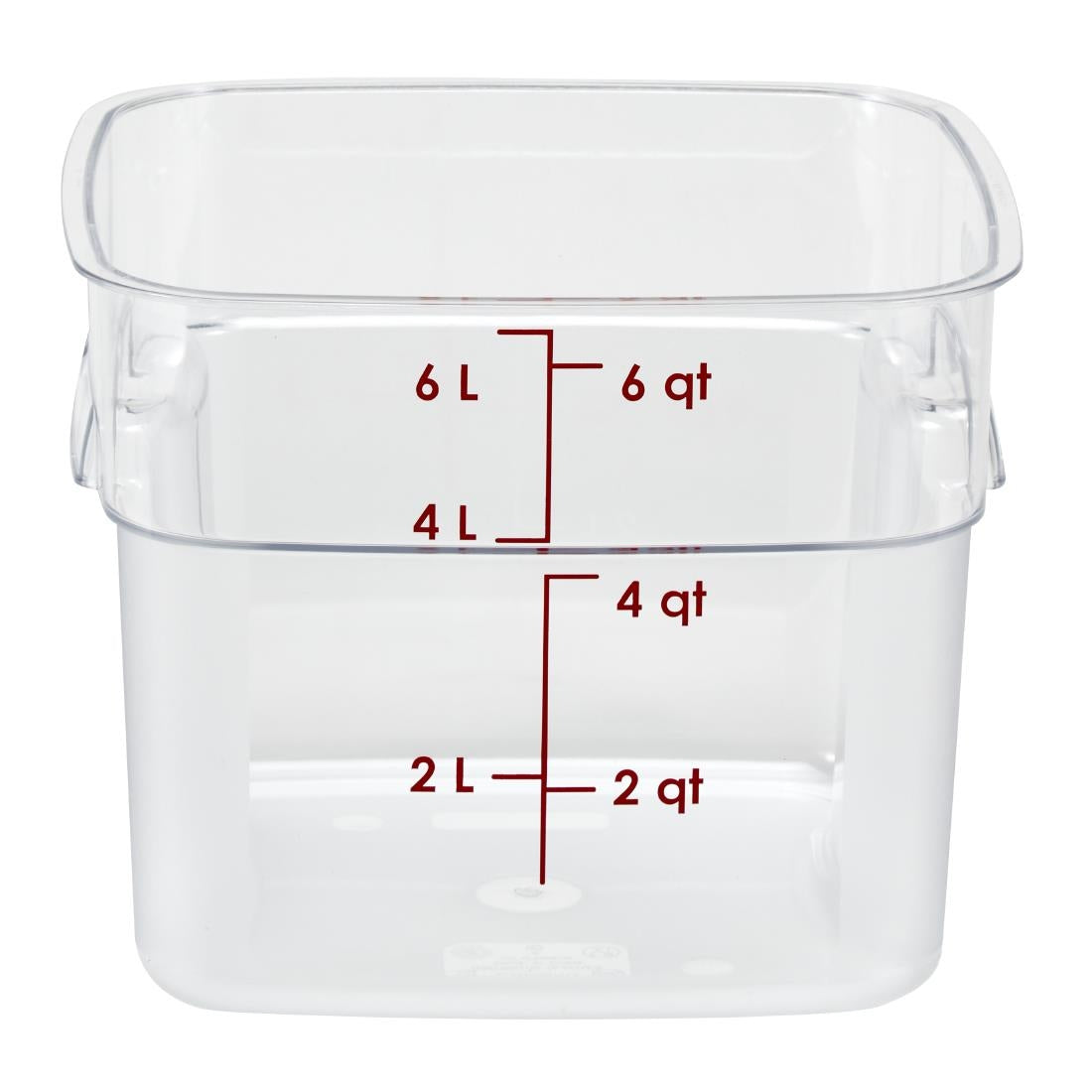 Cambro Fresh Pro Square Container Polycarbonate - Clear - 5.7Ltr • PAS-CU138