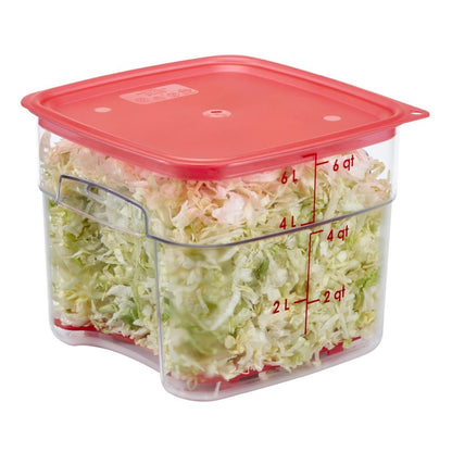 Cambro Fresh Pro Square Container Polycarbonate - Clear - 5.7Ltr • PAS-CU138