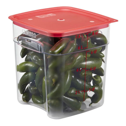 Cambro Fresh Pro Square Container Polycarbonate - Clear - 7,6Ltr • PAS-CU139