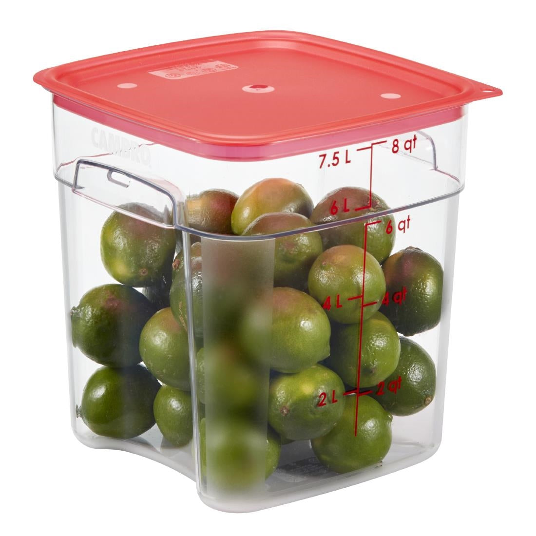 Cambro Fresh Pro Square Container Polycarbonate - Clear - 7,6Ltr • PAS-CU139