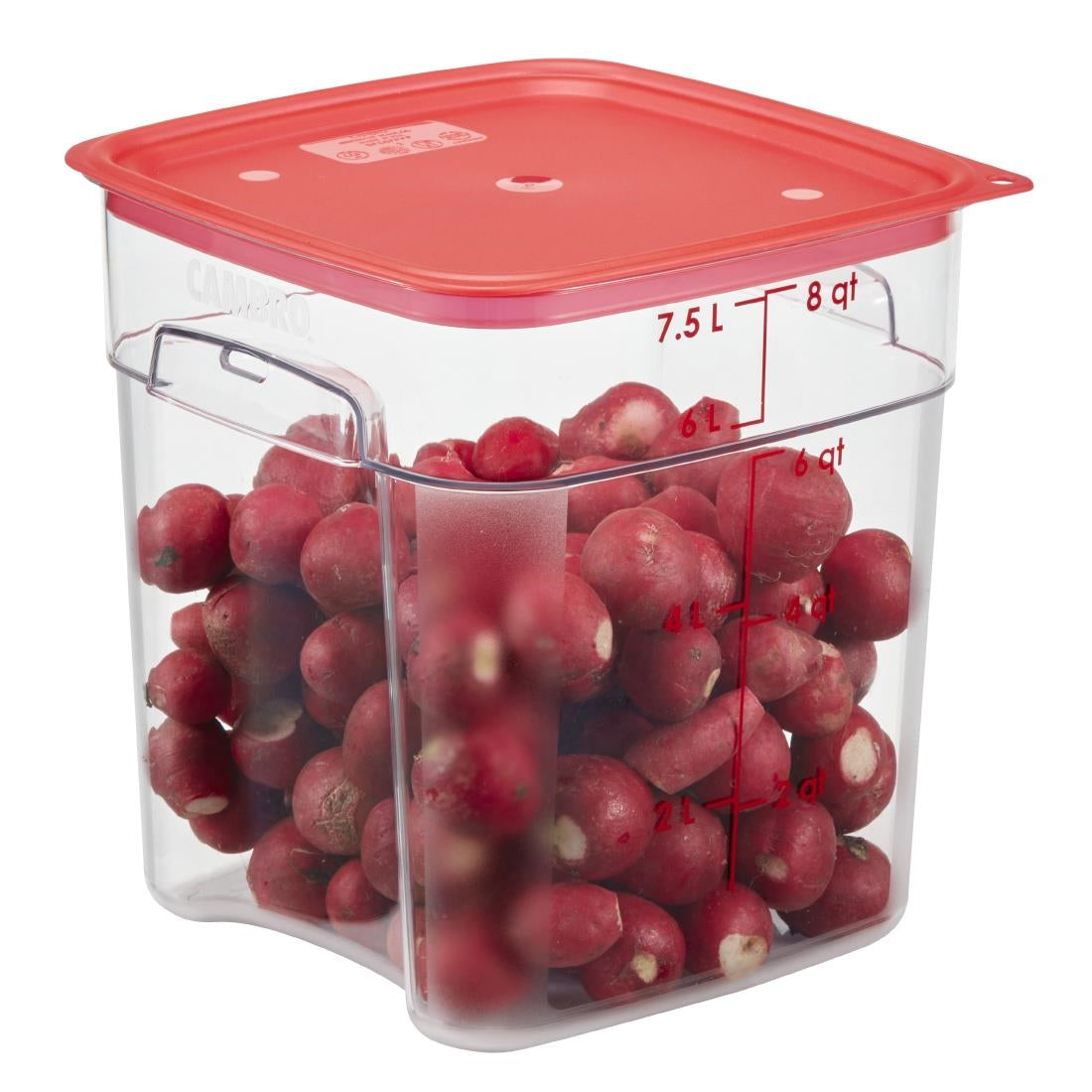 Cambro Fresh Pro Square Container Polycarbonate - Clear - 7,6Ltr • PAS-CU139
