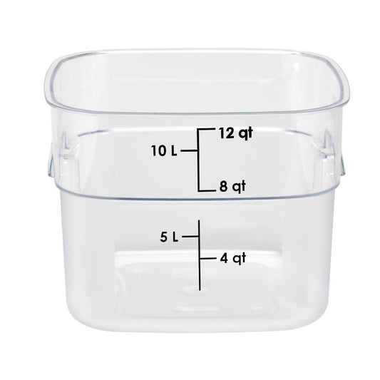 Cambro Fresh Pro Square Container Polycarbonate - Clear - 11.4Ltr • PAS-CU140
