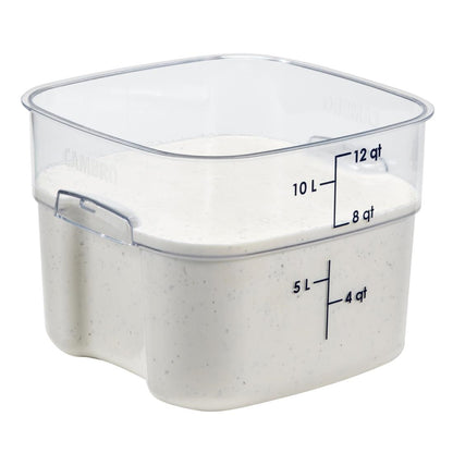 Cambro Fresh Pro Square Container Polycarbonate - Clear - 11.4Ltr • PAS-CU140