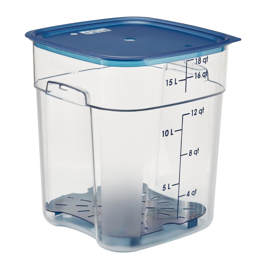 Cambro Fresh Pro Square Container Polycarbonate - Clear - 17.2Ltr • PAS-CU141