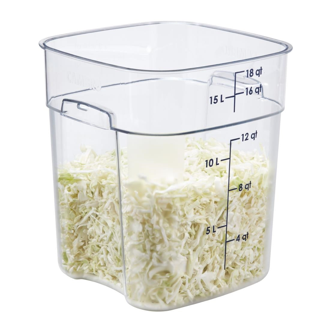 Cambro Fresh Pro Square Container Polycarbonate - Clear - 17.2Ltr • PAS-CU141
