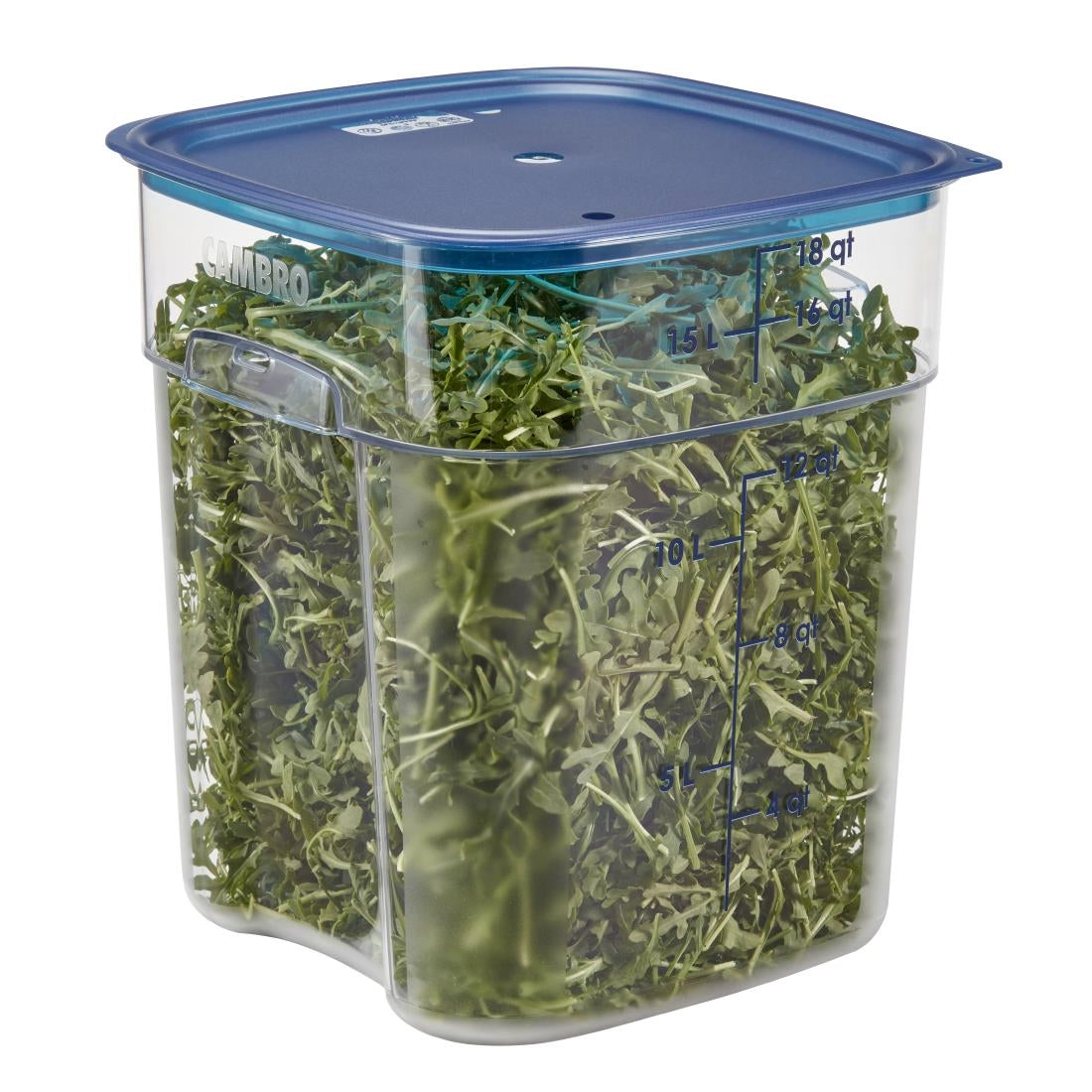 Cambro Fresh Pro Square Container Polycarbonate - Clear - 17.2Ltr • PAS-CU141