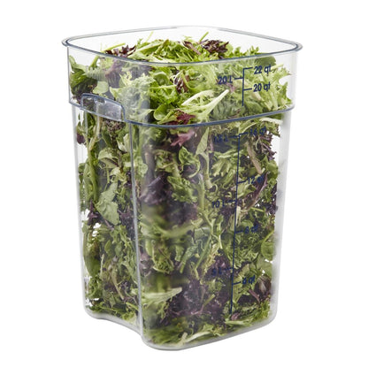 Cambro Fresh Pro Square Container Polycarbonate - Clear - 20.8Ltr • PAS-CU142
