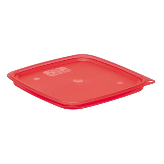 Cambro Lid to fit Fresh Pro Square Containers - Red - 5.7Ltr & 7.6Ltr • PAS-CU145