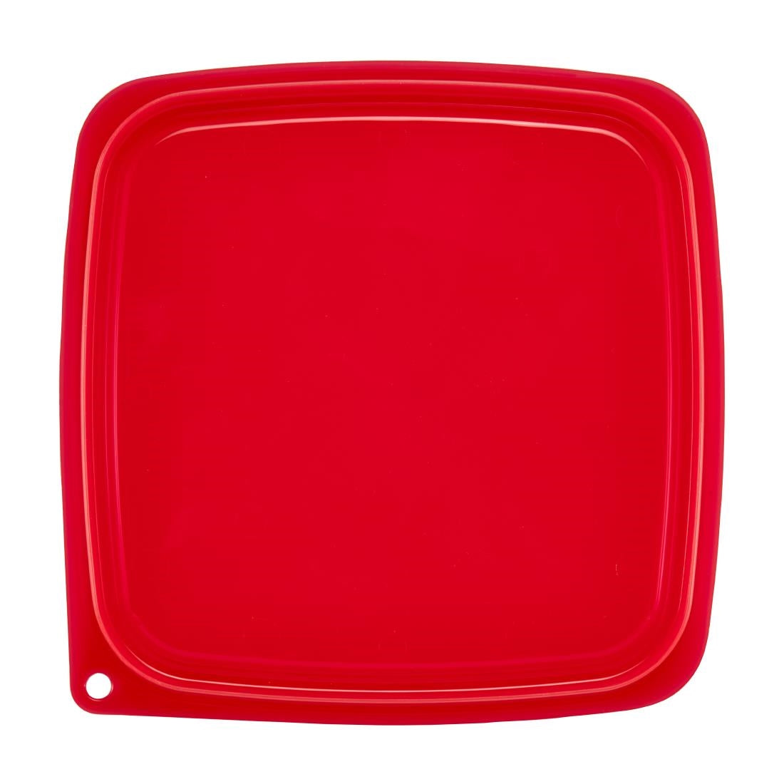 Cambro Lid to fit Fresh Pro Square Containers - Red - 5.7Ltr & 7.6Ltr • PAS-CU145