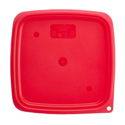 Cambro Lid to fit Fresh Pro Square Containers - Red - 5.7Ltr & 7.6Ltr • PAS-CU145