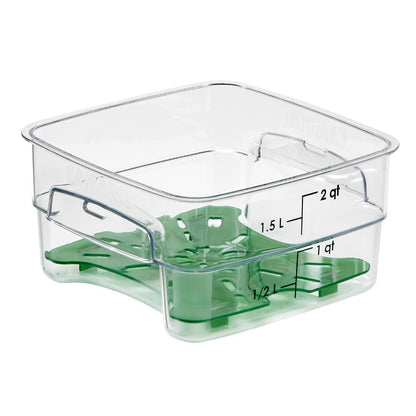 Cambro Drain Shelf for Fresh Pro Square Containers - Green - 1.9Ltr & 3.8Ltr • PAS-CU147