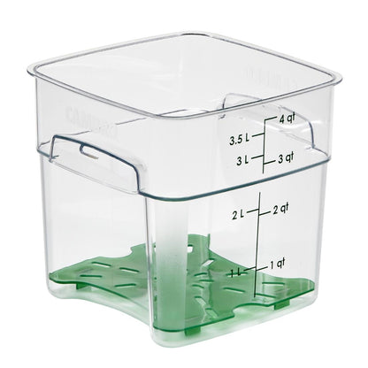 Cambro Drain Shelf for Fresh Pro Square Containers - Green - 1.9Ltr & 3.8Ltr • PAS-CU147