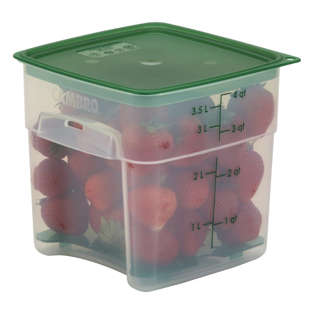 Cambro Drain Shelf for Fresh Pro Square Containers - Green - 1.9Ltr & 3.8Ltr • PAS-CU147