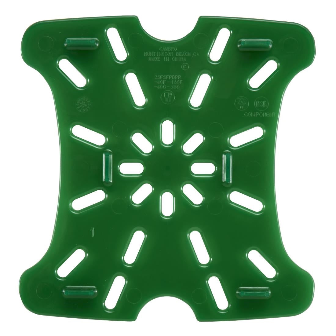 Cambro Drain Shelf for Fresh Pro Square Containers - Green - 1.9Ltr & 3.8Ltr • PAS-CU147