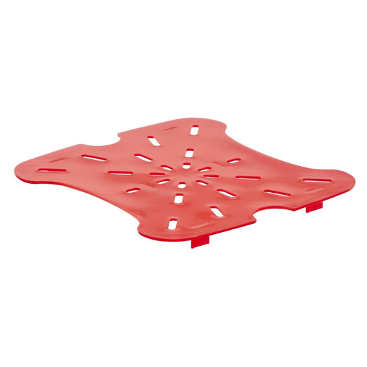 Cambro Drain Shelf for Fresh Pro Square Containers - Red - 5.7 &7,6Ltr • PAS-CU148